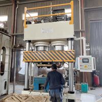 Industrial Commercial wood pallet tray machine Hot Press Wood Pallet Making Machine