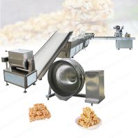 Snack Muesli Bar Forming Cutting Making Machine peanut candy bar press machine