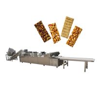 commercial peanut brittle forming bar press making machine snack bar making machinery