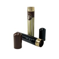 Safety Cylindrical shaped Cigar Jars Food Grade Aluminum Cigar Jar