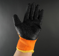 High Quality Customized Logo Breathable Dipped Latex Work Gloves Wear-resistant for Construction Warehouse Gardening Gloves
