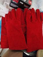 New Arrival 2025 Cow Split Leather Welding Gloves Heat Resistant Split Leather Electrical Hand Gloves Welding Gloves