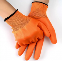 Good Quality Rubber Work Safety Guantes Wholesale Latex Coated Labor Hand Protection Gloves
