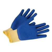 Protective gloves Latex impregnated semi-hanging rubber coated palm rubber wrinkle anti-slip wear protective gloves
