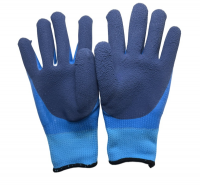 Hot Sell 13gauge Polyester Foam Latex Coated Guantes Work Gloves Anti slip Wear Resistant Construction Gloves