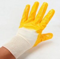 Used Widely Protective Non-slip Wear-resistant Dipped nitrile Lint protection Safety Gloves