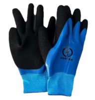 Lightweight 1000V Electrician Gloves 1KV Low Voltage Insulated Double-Sided Waterproof XL Anti-Static Latex for Hand Arm