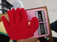Red Latex Glove Cotton Knit Protective Gear Industrial Gardening Construction Safety Working Gloves
