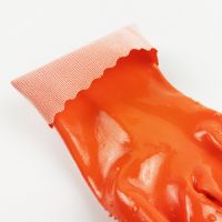 Oil-resistant Gloves Pvc All-rubber Waterproof and Oil-proof Gloves 868 Anti-slip Gloves