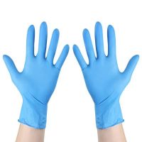 Nitrile Powder Free 3.5g 4.5g 6g pink Black Blue Purple Glove Black Nitrile Gloves for Women Housework