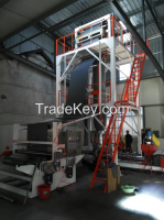 ABC three-layer co-extruded Courier bag film blowing machi