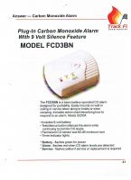 FCD3BN- Carbon Modoxide Alarm