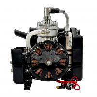 DLE35HD Water-Cooled 35cc Gasoline UAV Engine With Generator For Hybrid-Electric Power Systems