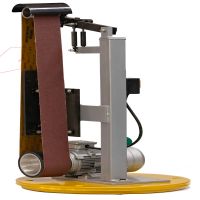 Iron Parts Derusting And Puncturing Machine Chamfer Grinding Belt Sander