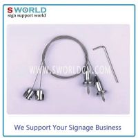 Display Hardware Brass Ceiling Suspension Cable Kit