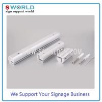 Aluminum Edge Grip Sign Rail for Wall Mount Use Wr20
