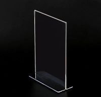 T Shaped Acrylic Table Stand-Portrait