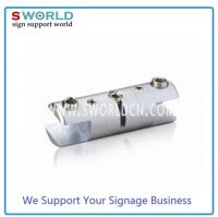 Brass Chromed Double Sided Multi-Position Clamp for 7mm Panel