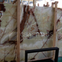 Light Green Onyx Slabs