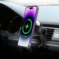 New 2 In 1 Magnetic Car Wireless Charger