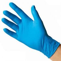 Disposable nitrile gloves for medical food handling