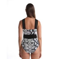 Kaichuang Sports Panel Contrast Neck One-piece Swimsuit Is Comfortable To Wear, Thin And Soft