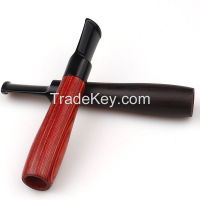 MU Good Quality Smoking Accessories Portable Wooden Double Filtration