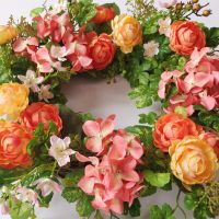 Wholesale Spring Artificial Flower Wreath