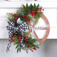 Wholesale Christmas Artificial Flower Wreath