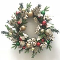 Hot Sell Christmas Artificial Flower Wreath