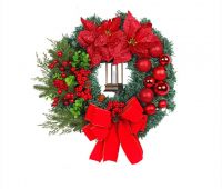 Wholesale Christmas Artificial Flower Wreath