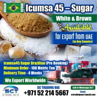 Icumsa - 45 Sugar ( White and Brown)