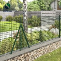 Welded Wire Mesh Rolls Galvanized And Pvc Coating Wire Fence Euro Fencing