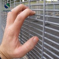 358 Security Fence Panel Anti-climb Welded Wire Mesh Panel Gal. And Coating