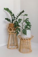 Wholesale Price Rattan Planter Tree Pots Boho Vintage Style Tree Basket Home Gardent Decoration Fba Amazon