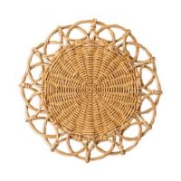 Rattan Placemats Set Handwoven Handmade Rattan Placemats For Dining Table Decor Wall Hanging