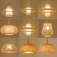 Home Decor Bamboo Pendant Light King Craft Viet Chandeliers Lamp Pendant Lights Rattan Lampshade