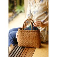 Wholesales Water Hyacinth Handbag Vintage Style For Girls And Ladies Handmade Woman Bags For Summer Holiday Odm/oem Fba Amazon