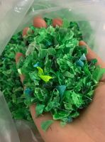 Plastic Recycled Customized Bottle Flakes Scrap Blue White Green Brown Pet Crushed Flake For Produce Fiber
