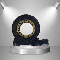 21 Inch Turbine Worm Gear WEA21 Enclosed Slew Drive Single Axis Hydralic Motor Slewing Drive for Crane Heavy Load Trasporter Side Loder Cement Mixer