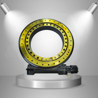 28 Inch High Quality Heavy Load Worm Gear W28 Open Slew Drive Single Axis Hydralic Motor Slewing Drive for Aerial Working Vehicle Aerial Platform