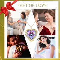 Best Italian quality jewelry gold plated silver heart pendant for women