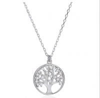 10 Gram 0.02m Tree Of Life Pendant Necklace Wedding 5a Cubic Zirconia Necklace