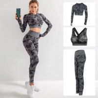 Activewear-Wholesale High Impact Quality Bra+Leggings with Warm Jacket Gym Sets