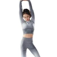 Womens Activewear Workout Clothing Seamless Quickly Dry Yoga Set