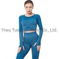 2 Piece Sets Fit Women Sportswear Activewear Gym Fitness Spandex Polyester Wears