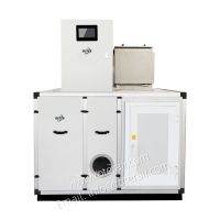 Rotary desiccant dehumidifier with PROFLUTE silica gel desiccant rotor