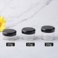 High quality clear cream glass bottles cream jars for cosmetic