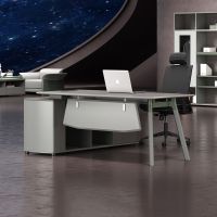 Factory Direct Sale Luxury Modern Office Furniture 1.8m 2m L Shape Executive Desk Boss Manager Desk