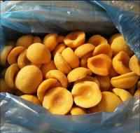 Sinocharm Frozen Fruits HALAL Wholesale Price Supplier 10kg Bulk IQF Frozen Yellow Peach Slices